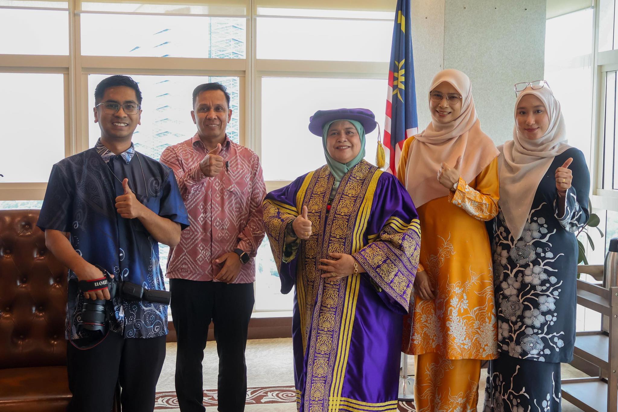 Sesi Taklimat Majlis Konvokesyen PERDA-TECH Kali Ke-14 Disampaikan Kepada YB Datuk Hajah Rubiah binti Wang