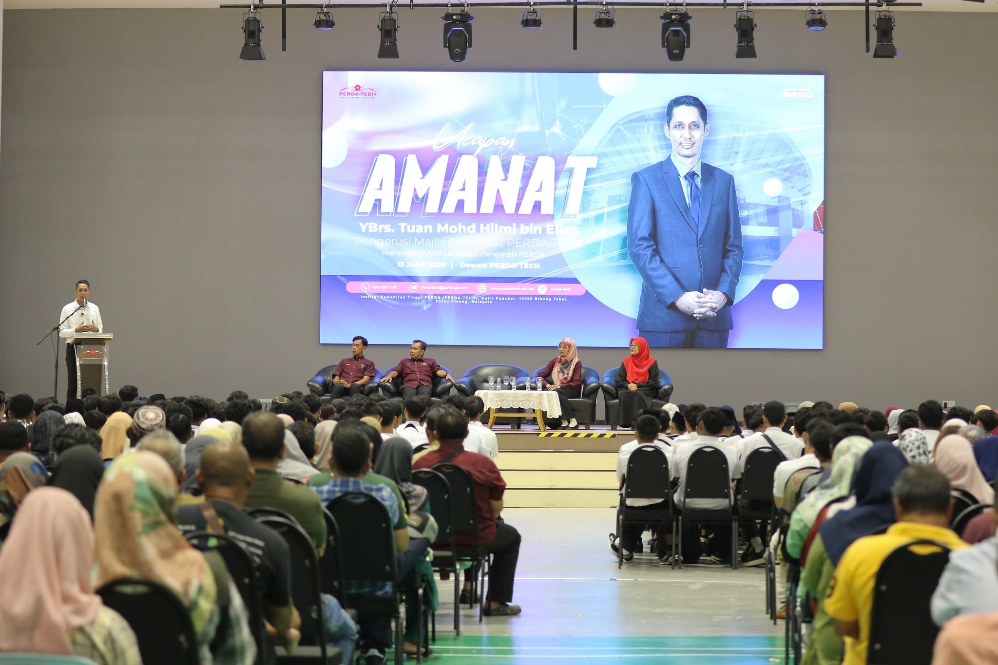 PERDA-TECH Sambut Kehadiran Lebih 320 Pelajar Baharu