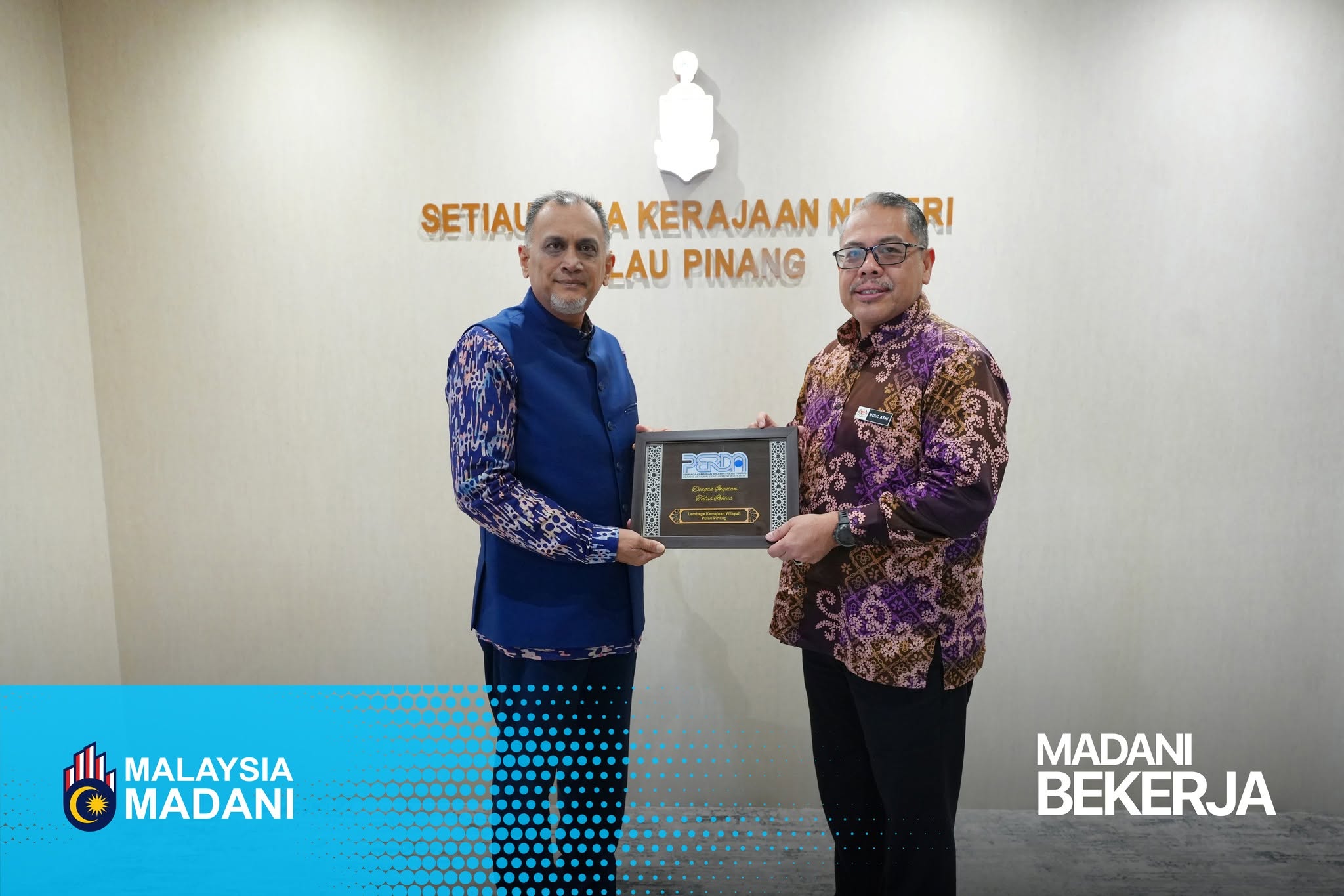 PERDA Perkukuh Kerjasama Strategik Bersama Pejabat Setiausaha Kerajaan Negeri Pulau Pinang (PSUKPP)