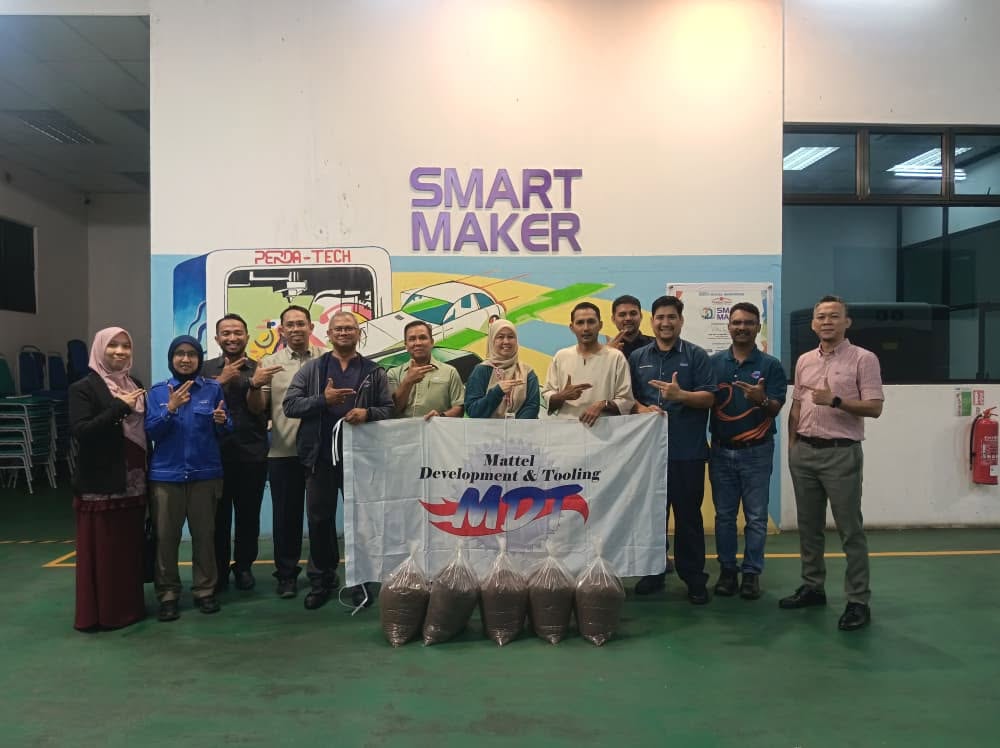 Lawatan Kerja Mattel Development & Tooling (M) Sdn. Bhd. ke PERDA-TECH Perkukuh Kerjasama Strategik