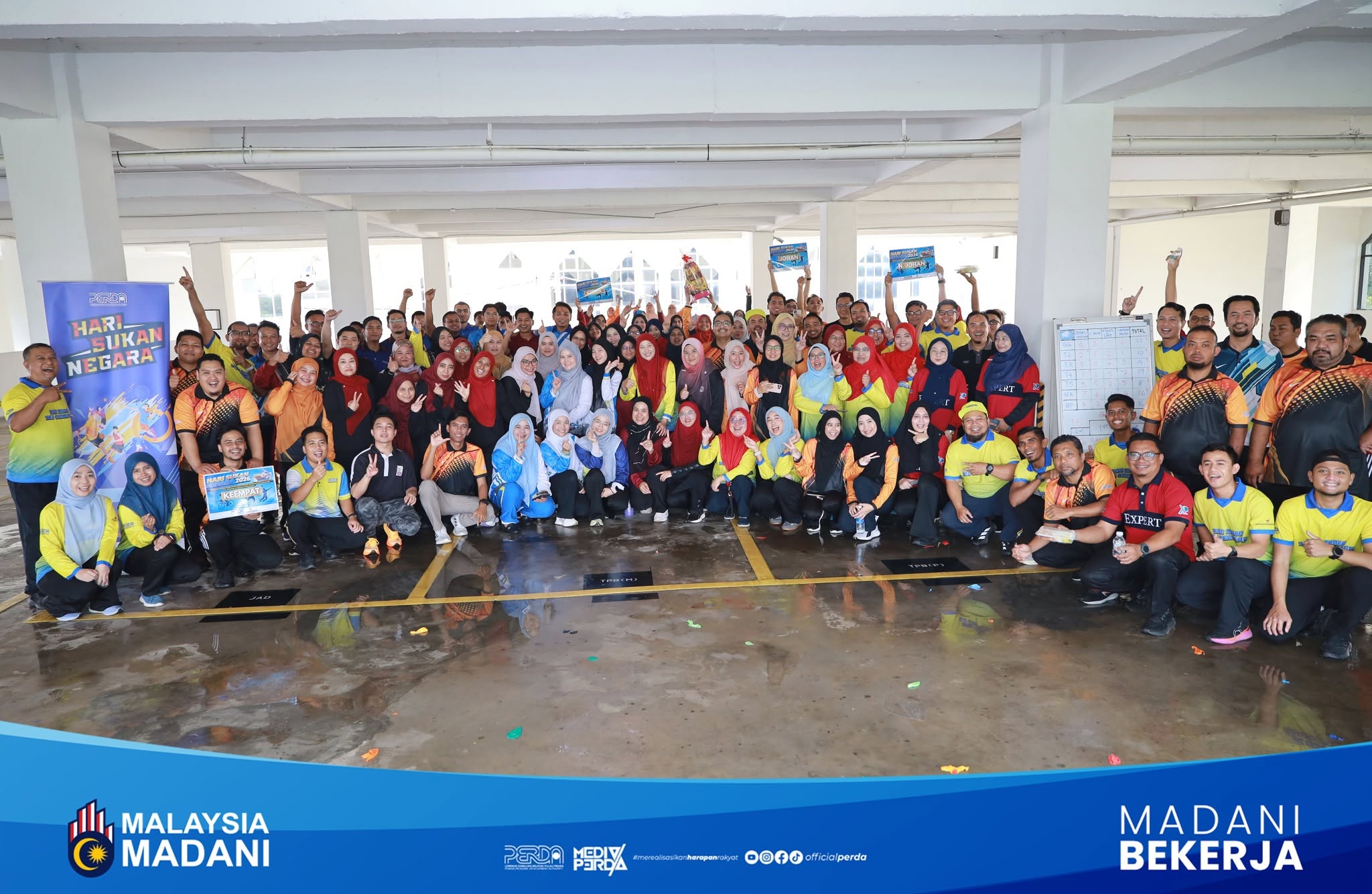 Sambutan Hari Sukan Negara Peringkat PERDA 2026 Terapkan Gaya Hidup Sihat dan Eratkan Silaturahim