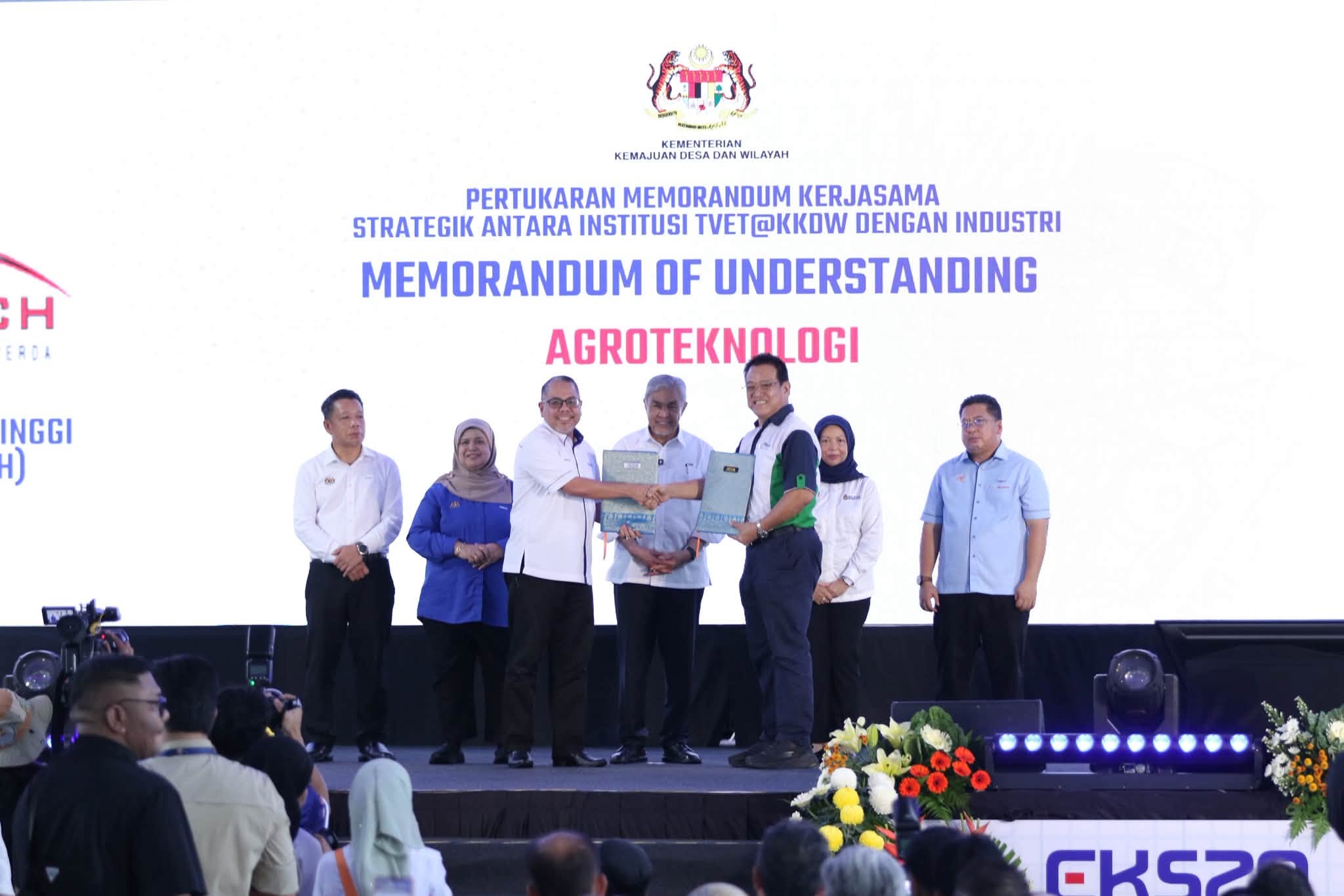 Perasmian Ekspo TVET@KKDW 2026 dan Pemeteraian MoU antara PERDA-TECH, Advansia Sdn. Bhd. dan GOTT Sdn. Bhd.